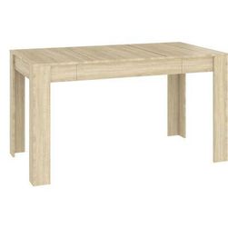 Étkezőasztal sonoma tölgyfa 140 x 74,5 x 76 cm forgácslapból ZO_804205-A
