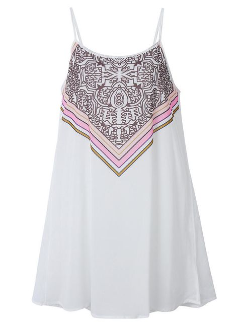 Letní boho šaty v bílé barvě 1