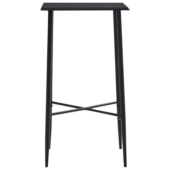 Barový stôl čierny 60 x 60 x 111 cm MDF ZO_281549-A 1