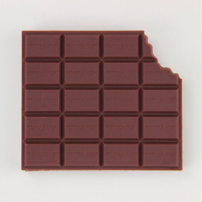 Poznámkový blok - ukousnutá čokoláda 1