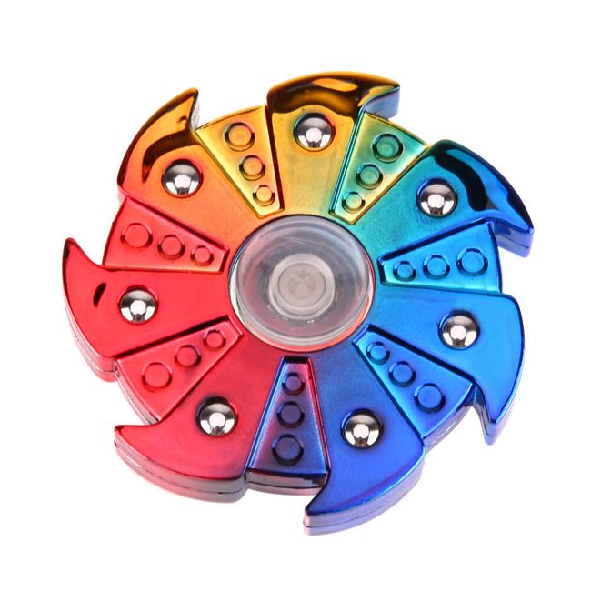 Kolorowy fidget spinner - 2 warianty 1