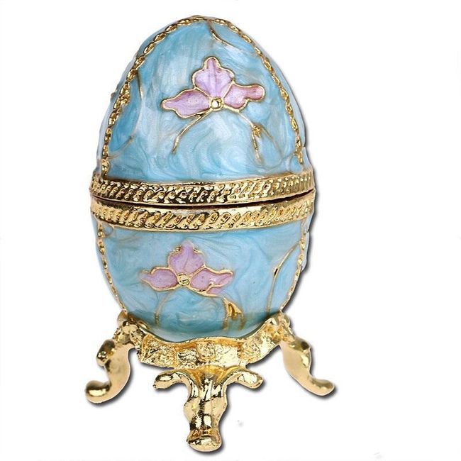 Šperkovnice tvaru vejce v ruském stylu 1