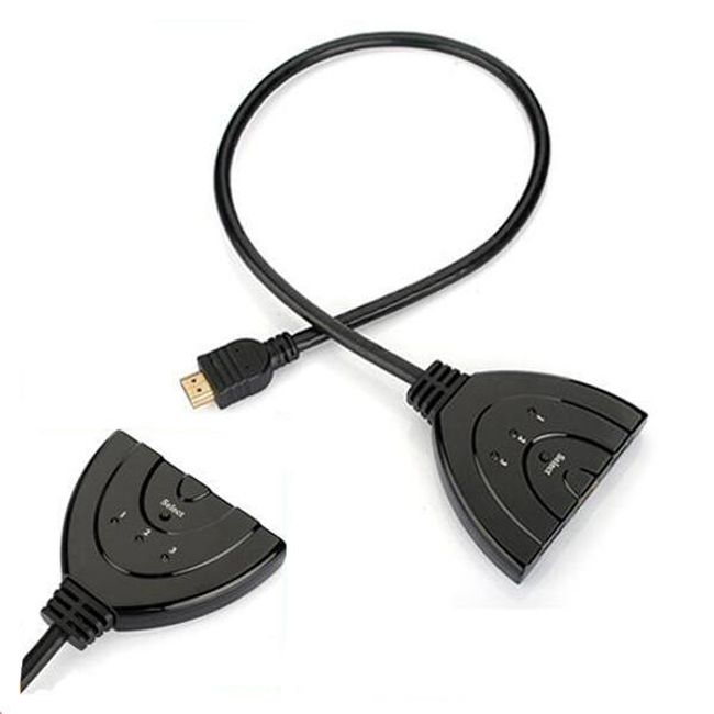 AV превключвател на сигнал от 3x HDMI до 1x HDMI 1