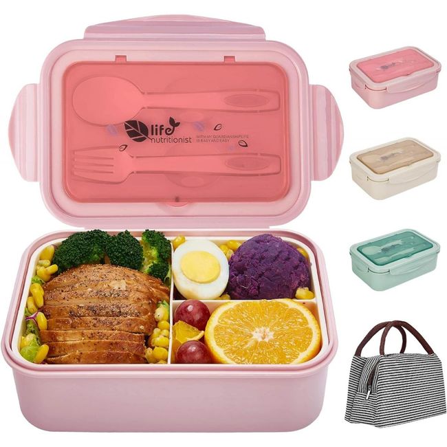 Box na obed, 1400 ml, ružový, plastový ZO_213125 1