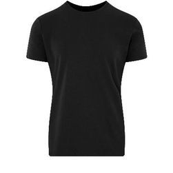 Čierne klasické bavlnené tričko, veľkosti XS - XXL: ZO_253921-2XL