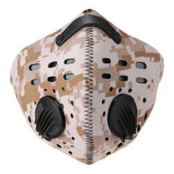 Maska na outdoorové aktivity proti prachu hnědá, Barva: ZO_220239-CER