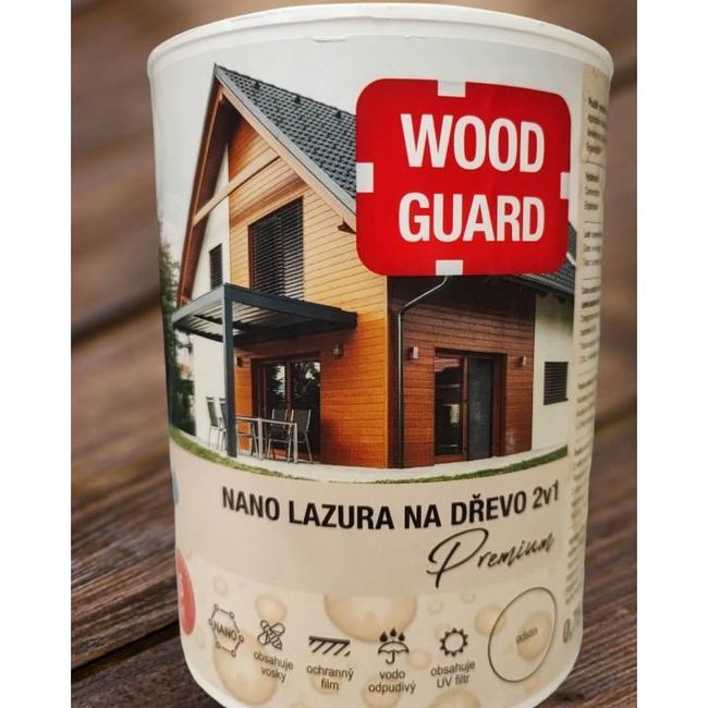 WoodGuard NANO LAZURA 2V1 fához Premium B0 0,75L 0,75L ZO_210149 1