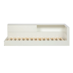 Bílá jednolůžková postel z borovicového dřeva Connect, 90 x 200 cm ZO_116099