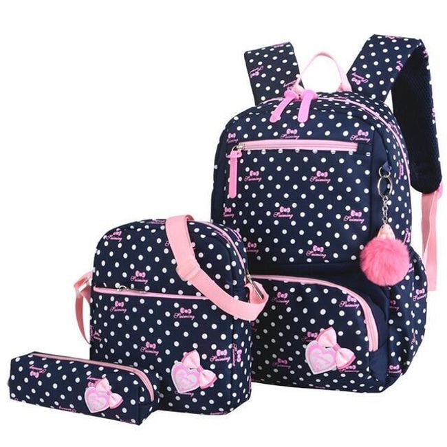 School backpack with pencil case Frankie 1
