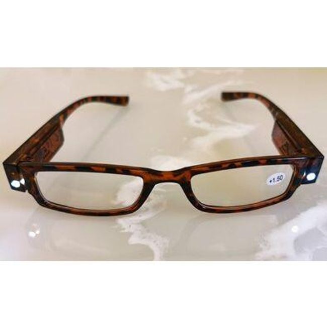 Reading glasses with LED light Loe 1