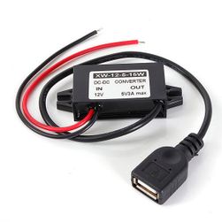 Feszültség Átalakító (12V-ról 5V-ig) USB kimenettel