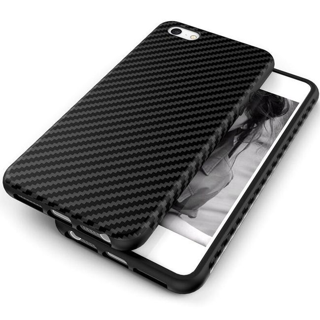 Měkkné pouzdro s karbonovou texturou pro iPhone 5 /5s– více barev 1