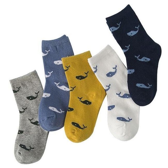 Dětské roztomilé ponožky - 5 párů 1