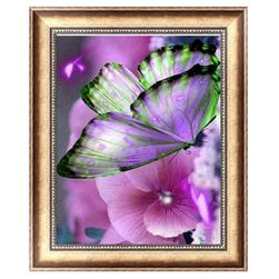 DIY slika rhinestones - leptir leptir