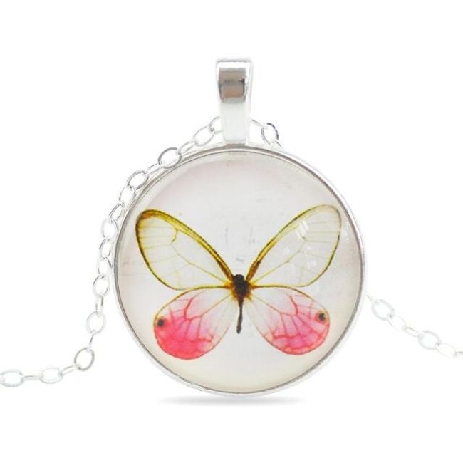 Vintage náhrdelník s motýlkem - 10 variant 1