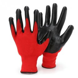 Rękawice robocze - czerwone
