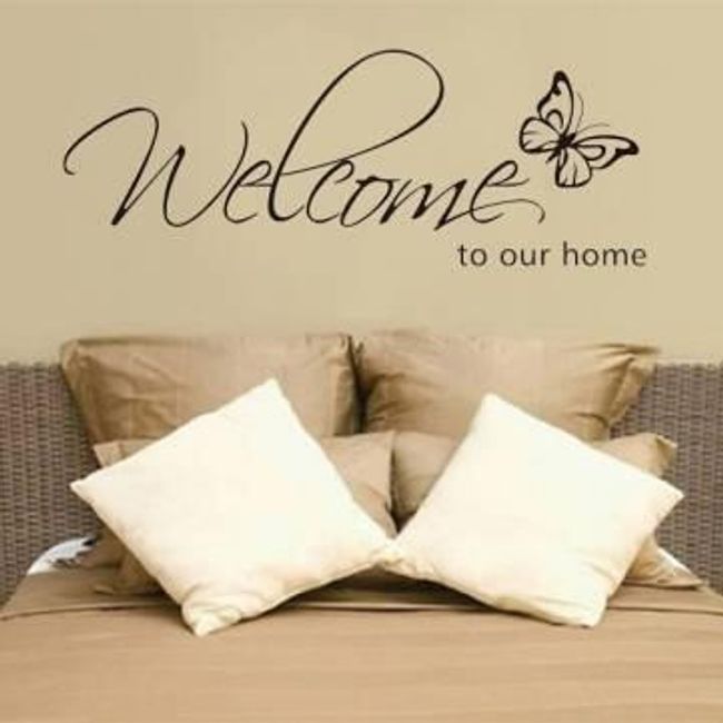 Стикер за стена Welcome to our home 1