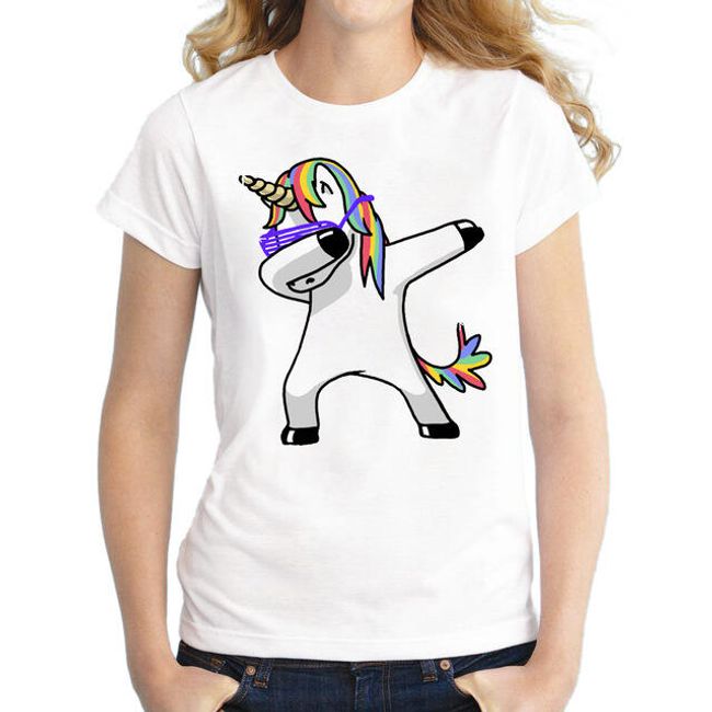 Tričko s potlačou zvierat v známej póze - 6 variantov 1