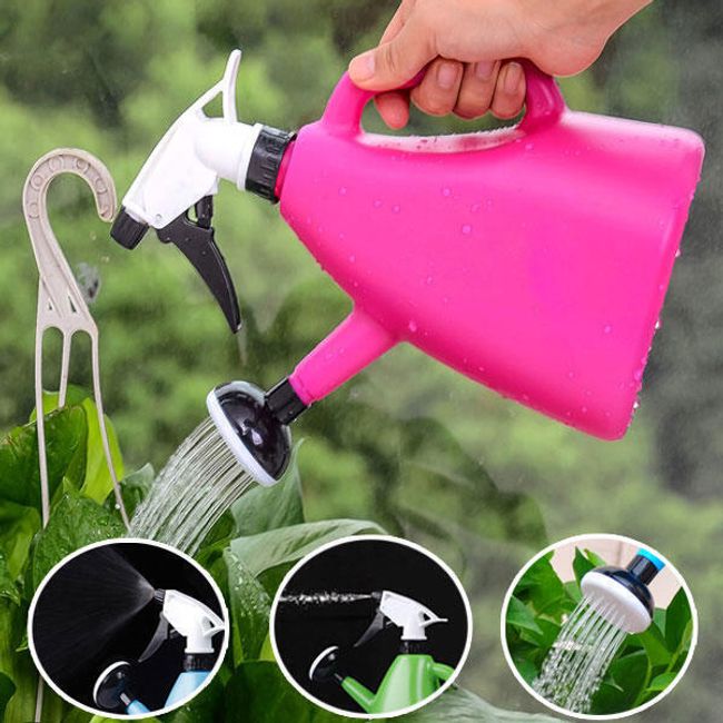 Öntözőedény rózsával és spray-vel 1