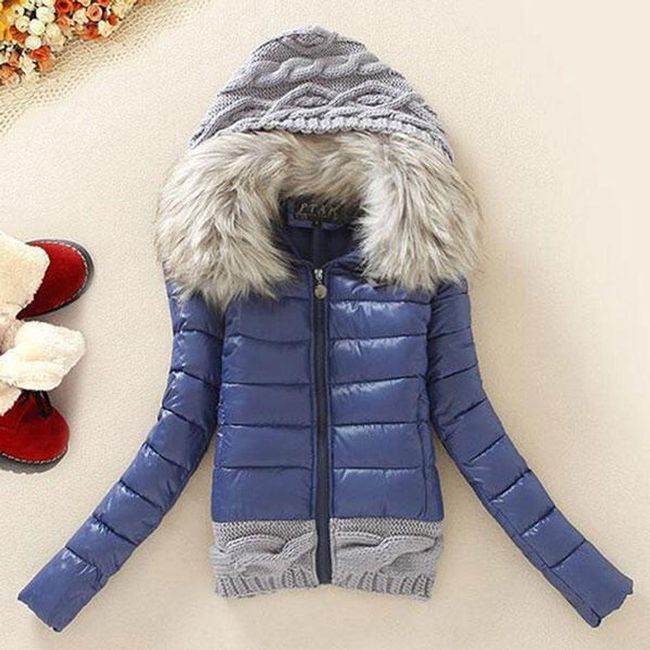 Női téli kabát Gemma - 5 színben Sötétkék - S, Méretek XS - XXL: ZO_234924-XL 1