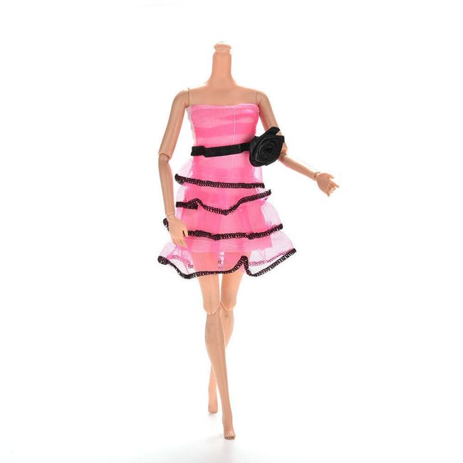 Párty šaty pro panenku barbie 1