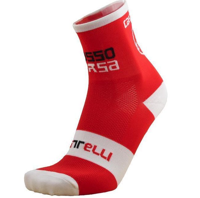 Pánske športové ponožky CASTELLI - červená 1