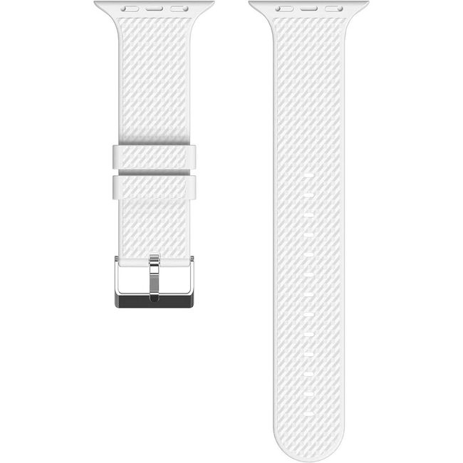 Curea de schimb sport VIGTMO pentru Apple Watch 38/40/41 mm, albă ZO_B1M-05474 1