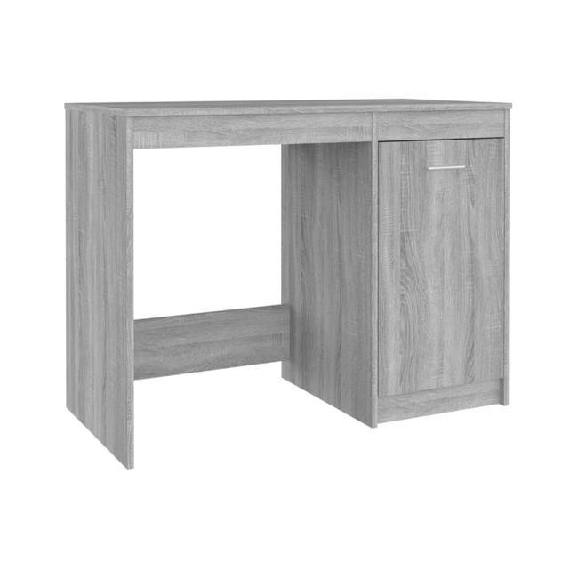 Písací stôl sivý sonoma 100 x 50 x 76 cm kompozitné drevo ZO_815487-A 1