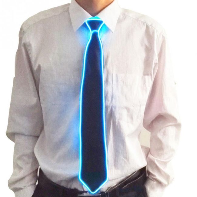 Świecący krawat - 7 kolorów 1