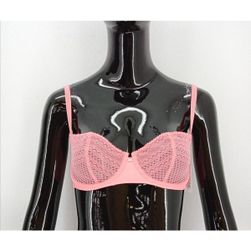 Damski koronkowy biustonosz na fiszbinach - różowy, Rozmiary BOTTOM BRA, BOTTOMS: ZO_32dde4cc-2831-11ed-a80b-0cc47a6c9c84