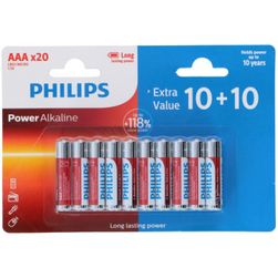 Baterie alkaliczne AAA 20 sztuk ZO_XDED310325009