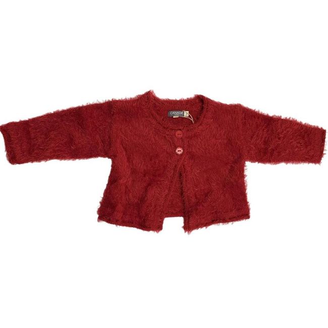 Hanorac cu blană pentru copii, CANADA HOUSE, roșu, Mărimea copilului: ZO_31815af6-a92c-11ed-bf72-9e5903748bbe 1