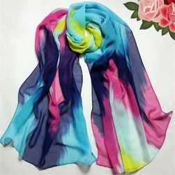 Dámský šátek v pestrých barvách