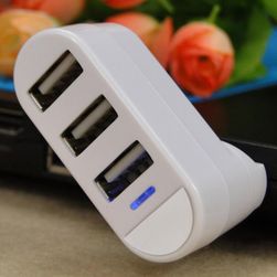 Mini forgatható USB hub három porttal