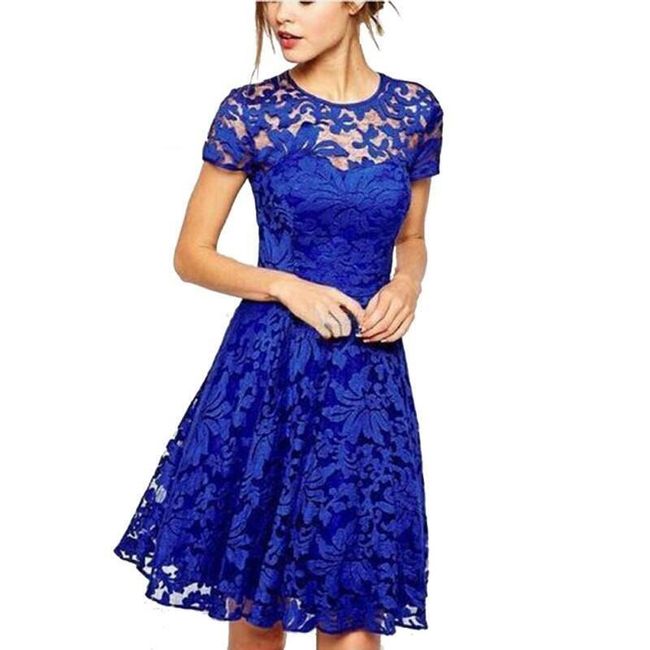 Ženska elegantna čipkasta modna haljina - 5 boja 1