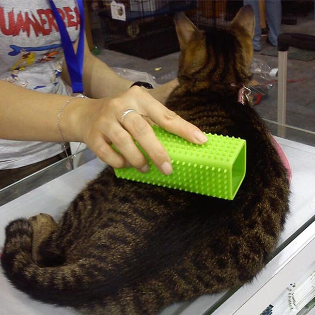Silikonový kartáč pro psy a kočky 1