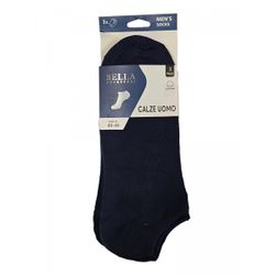 Moške gležnjarske nogavice temno modre barve 3 pari ZO_260102