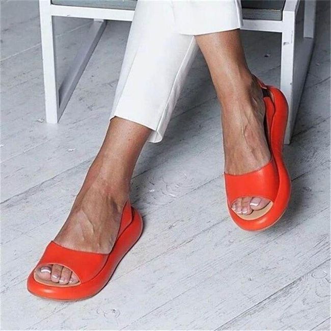 Sandały damskie Gweneth pomarańczowy - rozmiar 35, Rozmiary obuwia: ZO_225552-35 1