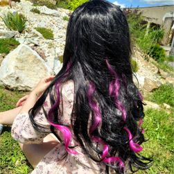 Extensii de păr colorate - burgundy SR_DS56973063 ZO_ST05378