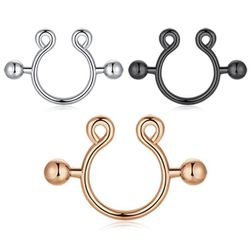 Falešný piercing do bradavky TF794