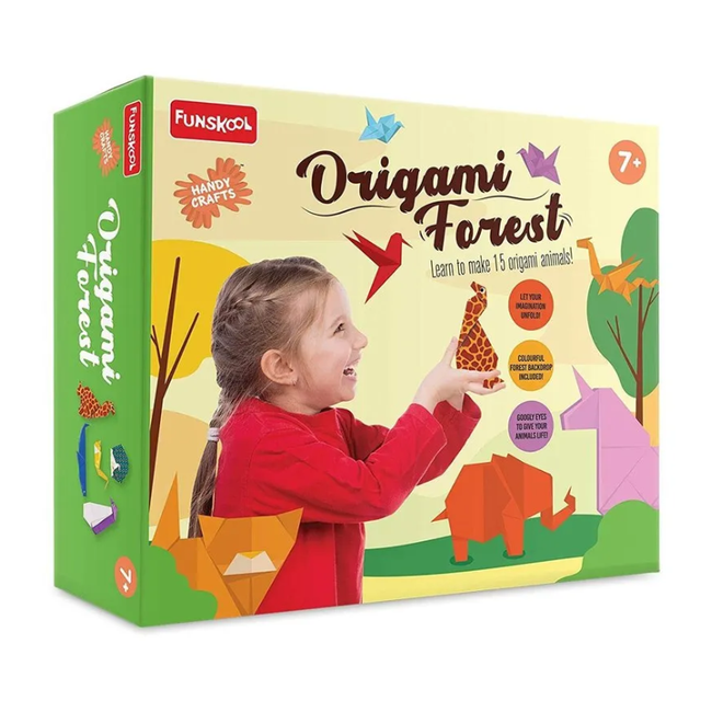 Funskool Handy Crafts - zestaw leśnych origami ZO_260886 1