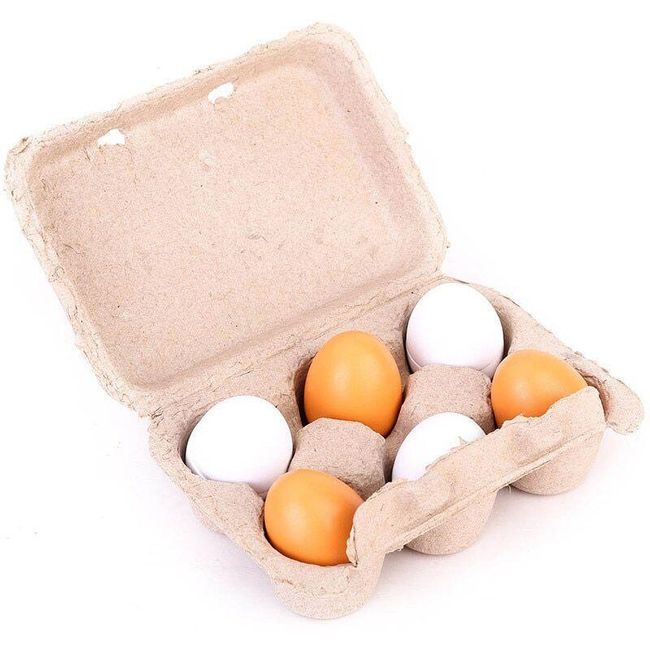 Комплект дървени яйца Tappy 1