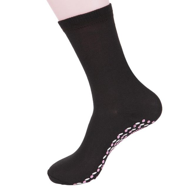 Hřejivé jednobarevné ponožky - 3 barvy 1