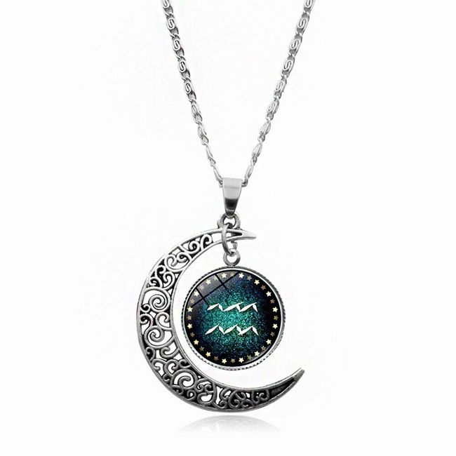 Necklace with zodiac signs S12 1