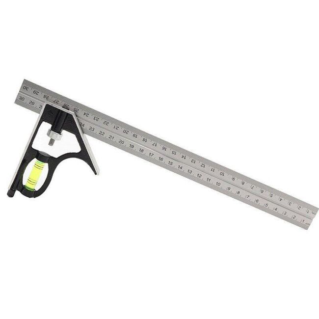 Ruler with protractor Bon 1