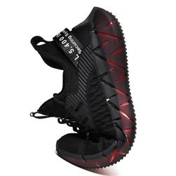 Férfi ultrakönnyű tornacipő fekete, Lábbeli méretek: ZO_211295-40