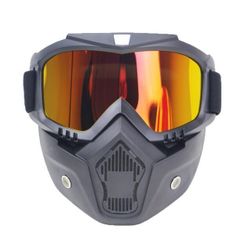 Ski goggles with a mask SKI116