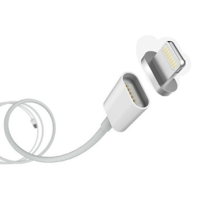 Cablu de date și de alimentare cu adaptor magnetic pentru iPhone și Android 1