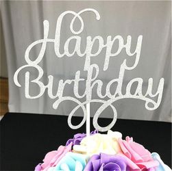 Ozdoba na dort - HAPPY BIRTHDAY
