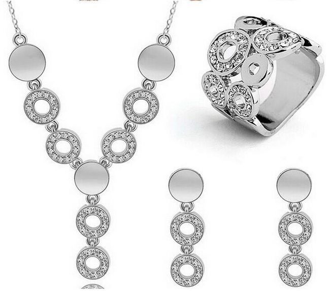 Sada šperků - náhrdelník, náušnice, prstýnek 1